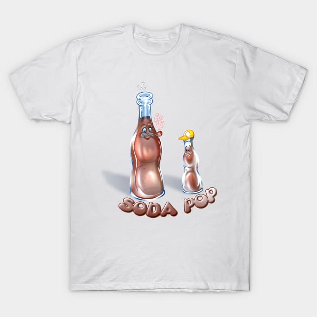 Soda Pop Punny T-Shirt by Eh_Leaf